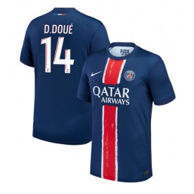 Pánské fotbalový oblečení Paris Saint-Germain Desire Doue #14 Domácí košile 2024-25 Krátkým Rukávem